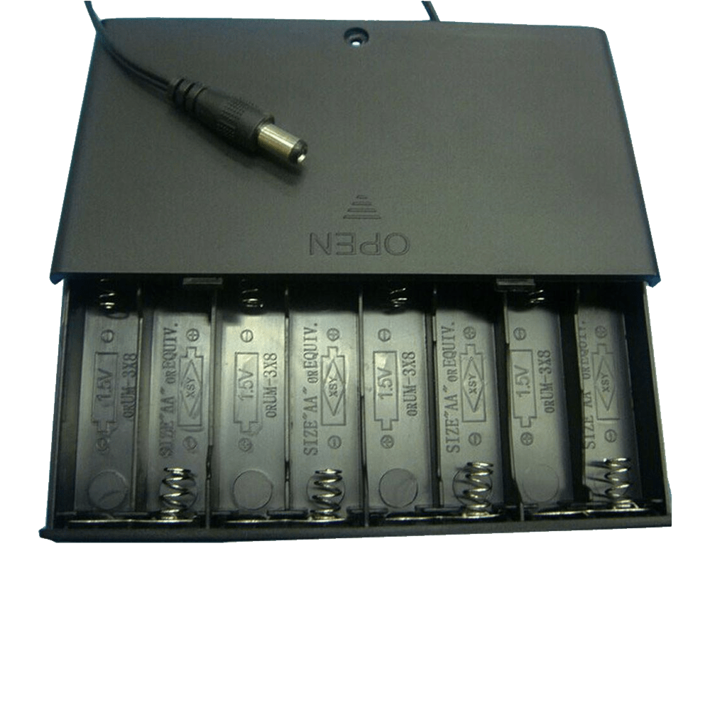 AA power pack for 12V devices and recorders